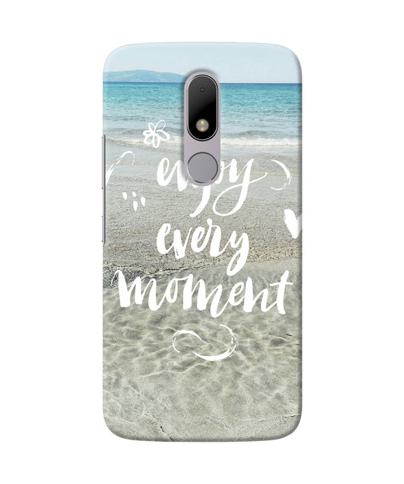 Enjoy Every Moment Sea Moto M Back Cover