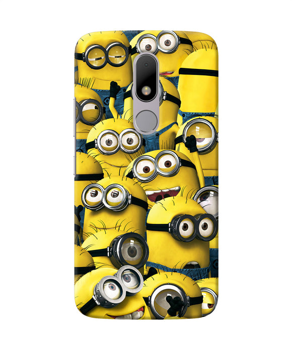 Minions Crowd Moto M Back Cover