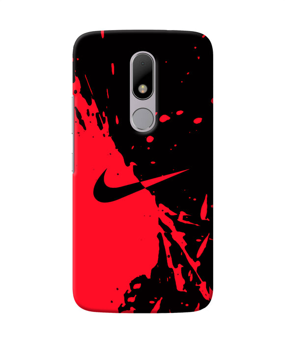 Nike Red Black Poster Moto M Back Cover