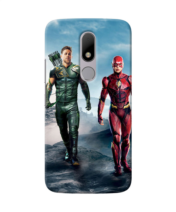 Flash Running Moto M Back Cover
