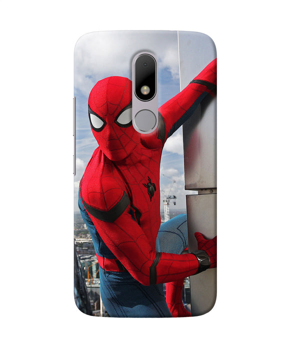 Spiderman On The Wall Moto M Back Cover