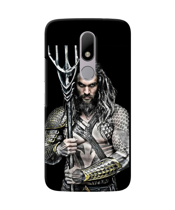 Aquaman Trident Black Moto M Back Cover