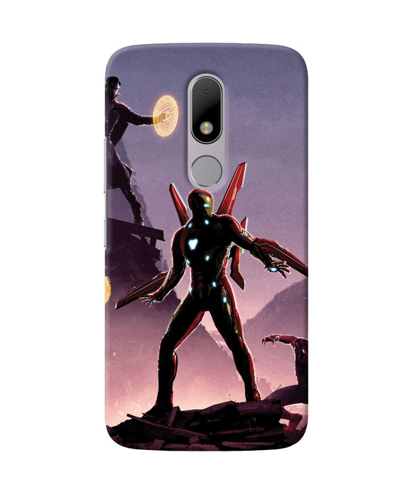 Ironman On Planet Moto M Back Cover