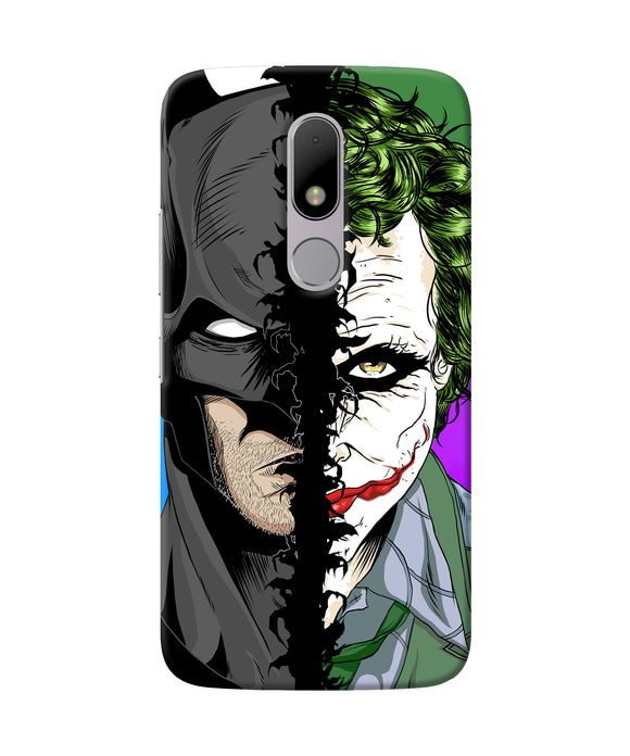 Batman Vs Joker Half Face Moto M Back Cover
