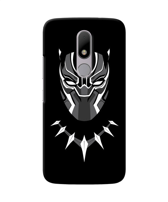 Black Penthon Cartoon Moto M Back Cover