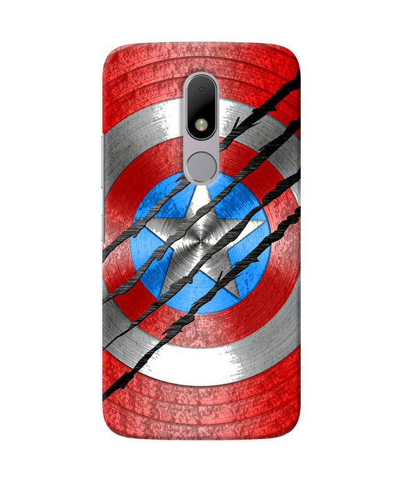 Scratch On Shield Moto M Back Cover