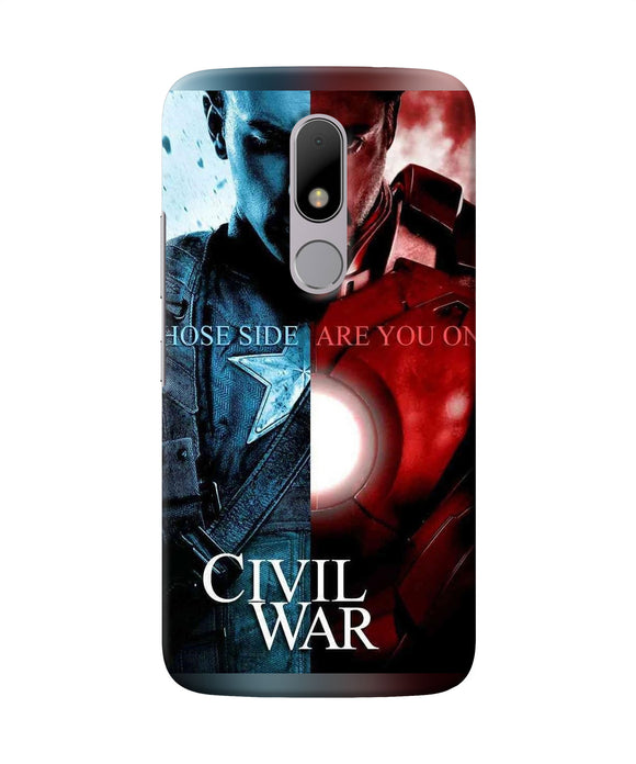Civil War Moto M Back Cover