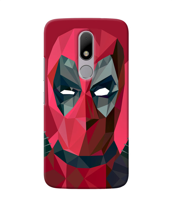 Abstract Deadpool Full Mask Moto M Back Cover