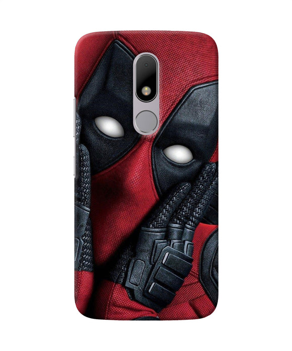 Thinking Deadpool Moto M Back Cover