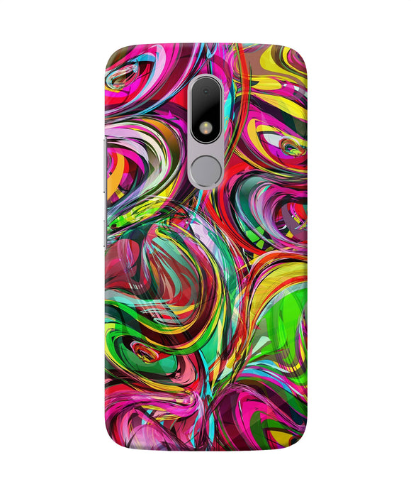 Abstract Colorful Ink Moto M Back Cover