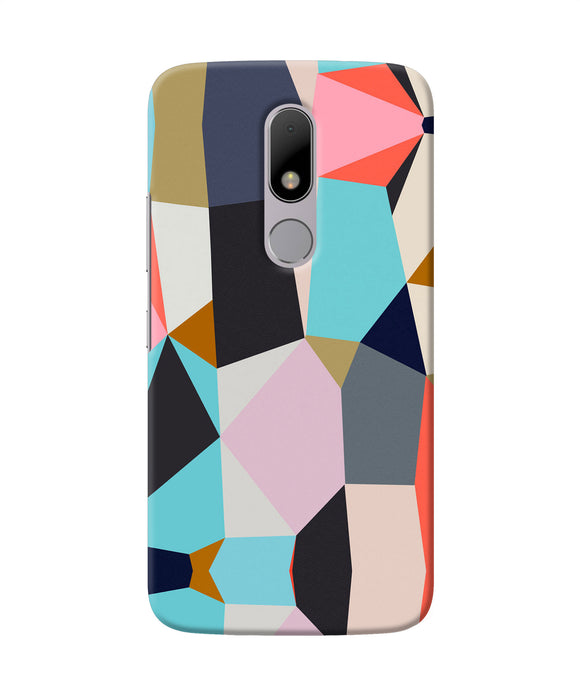 Abstract Colorful Shapes Moto M Back Cover