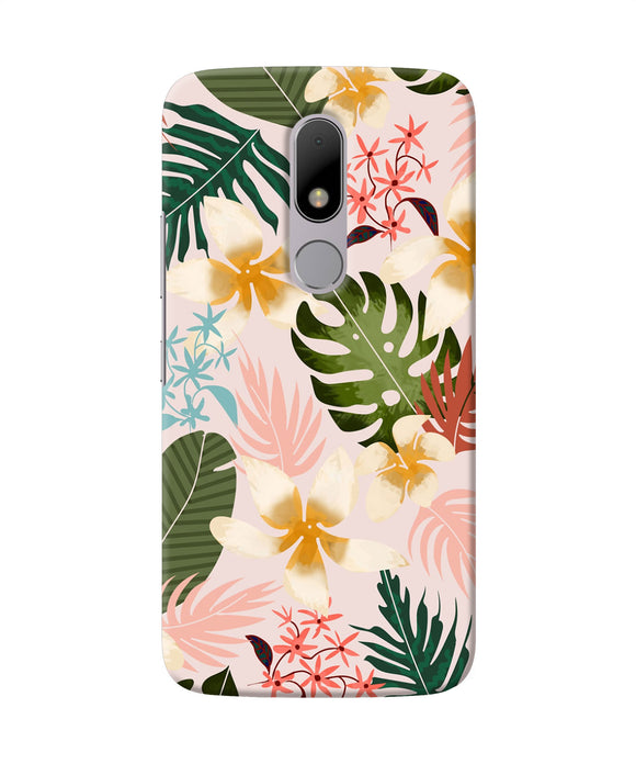 Leaf Print Moto M Back Cover