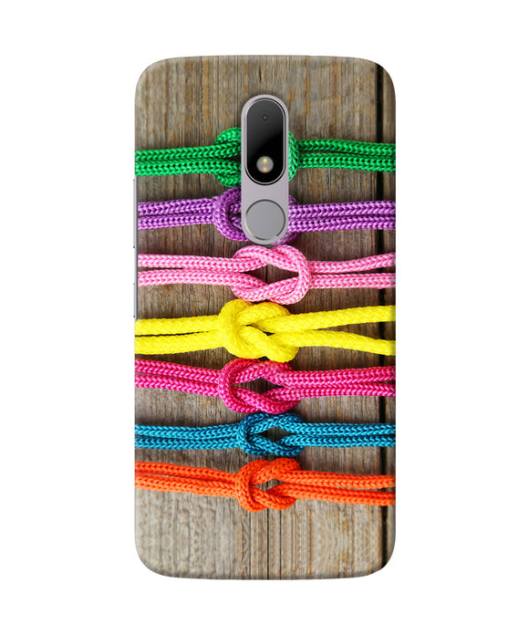 Colorful Shoelace Moto M Back Cover