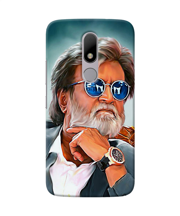 Rajnikant Painting Moto M Back Cover