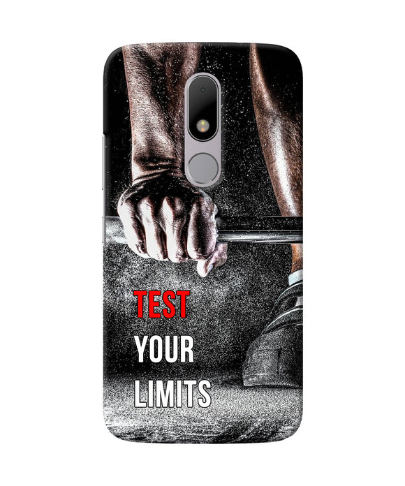 Test Your Limit Quote Moto M Back Cover