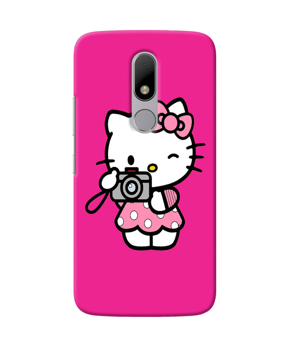 Hello Kitty Cam Pink Moto M Back Cover