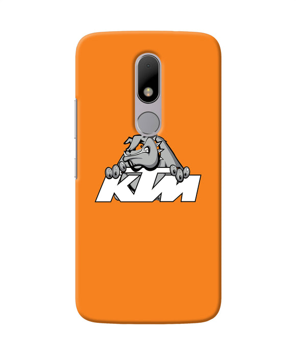 Ktm Dog Logo Moto M Back Cover
