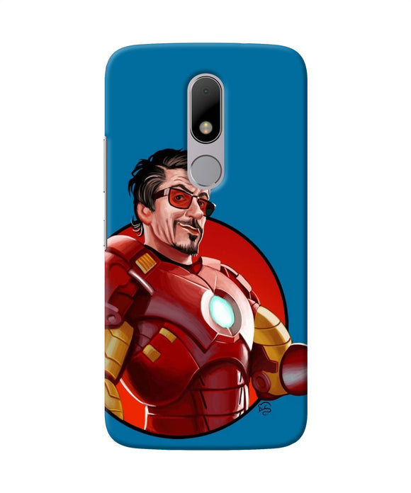 Ironman Animate Moto M Back Cover