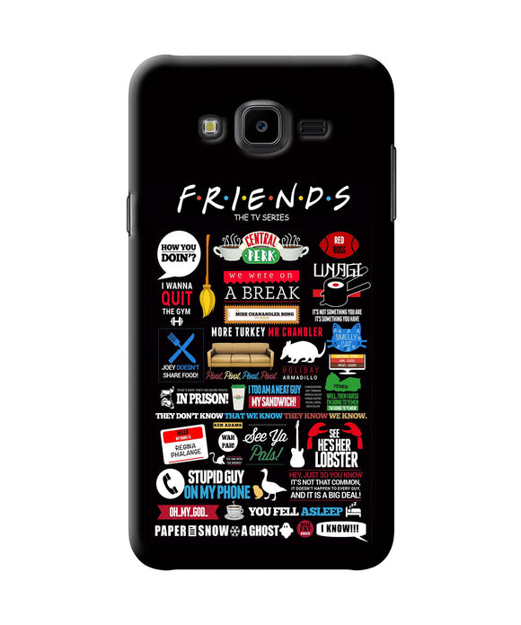Friends Samsung J7 Nxt Back Cover