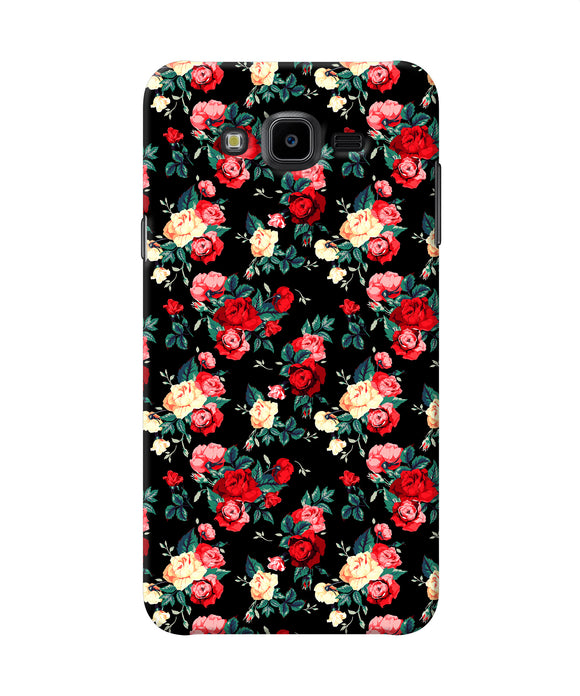 Rose Pattern Samsung J7 Nxt Back Cover - Main Image