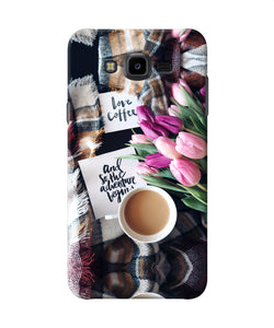 Love Coffee Quotes Samsung J7 Nxt Back Cover