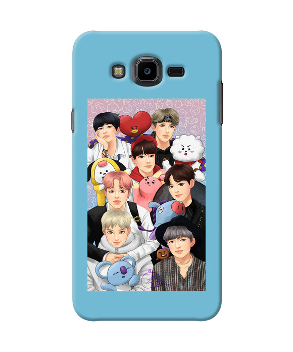 BTS with animals Samsung J7 Nxt Back Cover