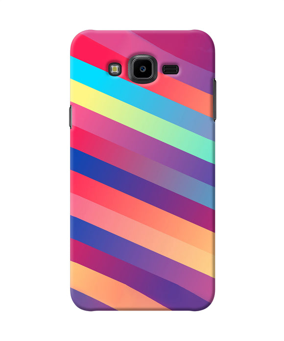 Stripes color Samsung J7 Nxt Back Cover