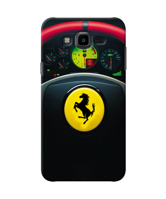 Ferrari Steeriing Wheel Samsung J7 Nxt Real 4D Back Cover