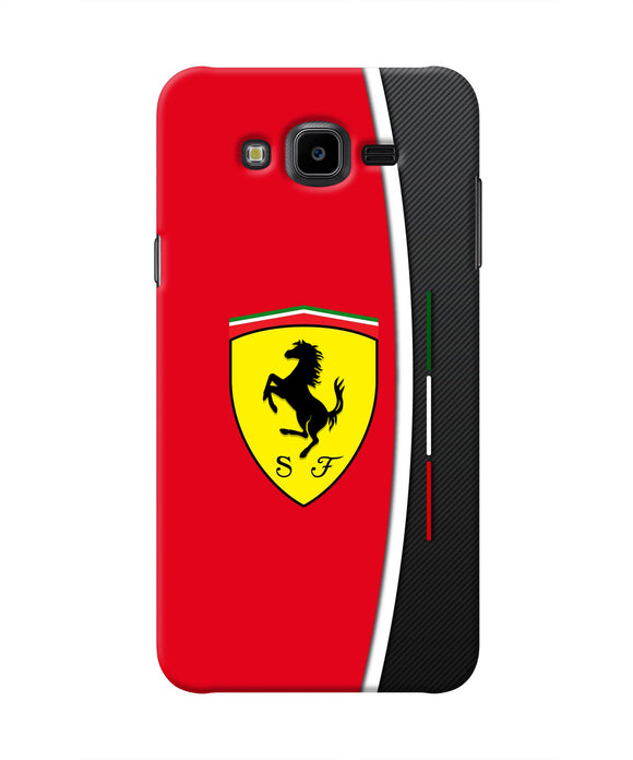 Ferrari Abstract Red Samsung J7 Nxt Real 4D Back Cover