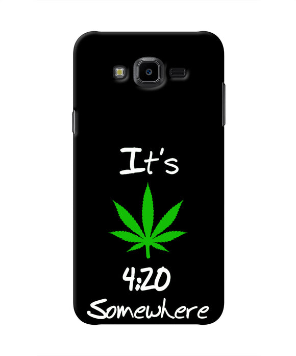 Weed Quote Samsung J7 Nxt Real 4D Back Cover