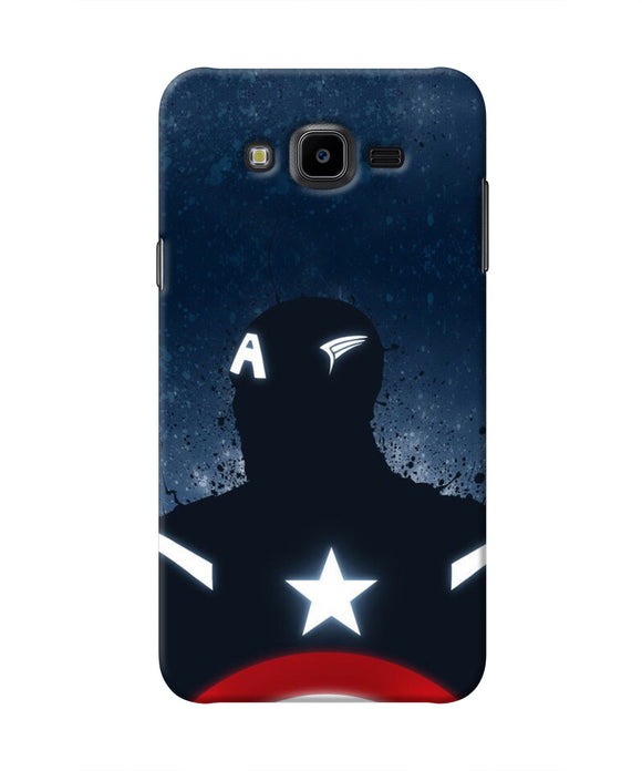 Captain america Shield Samsung J7 Nxt Real 4D Back Cover