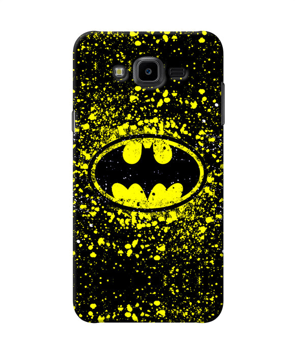 Batman Last Knight Print Yellow Samsung J7 Nxt Back Cover