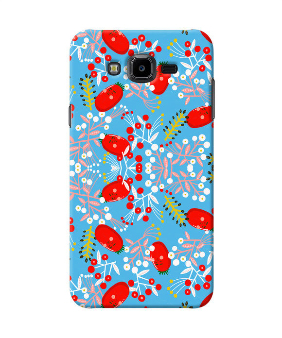 Small Red Animation Pattern Samsung J7 Nxt Back Cover