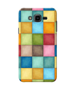 Abstract Colorful Squares Samsung J7 Nxt Back Cover