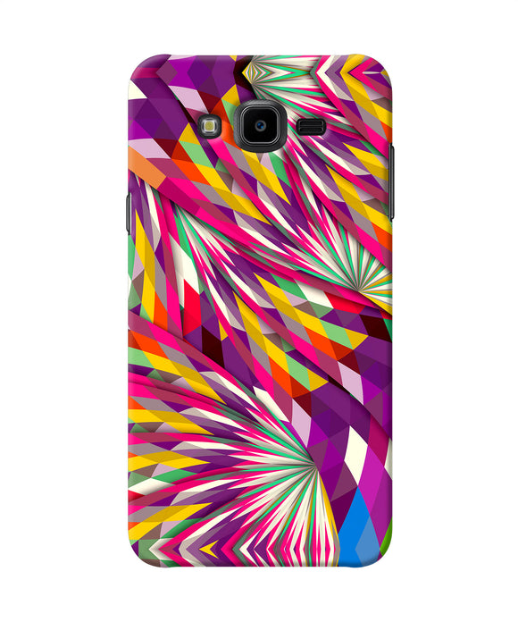 Abstract Colorful Print Samsung J7 Nxt Back Cover