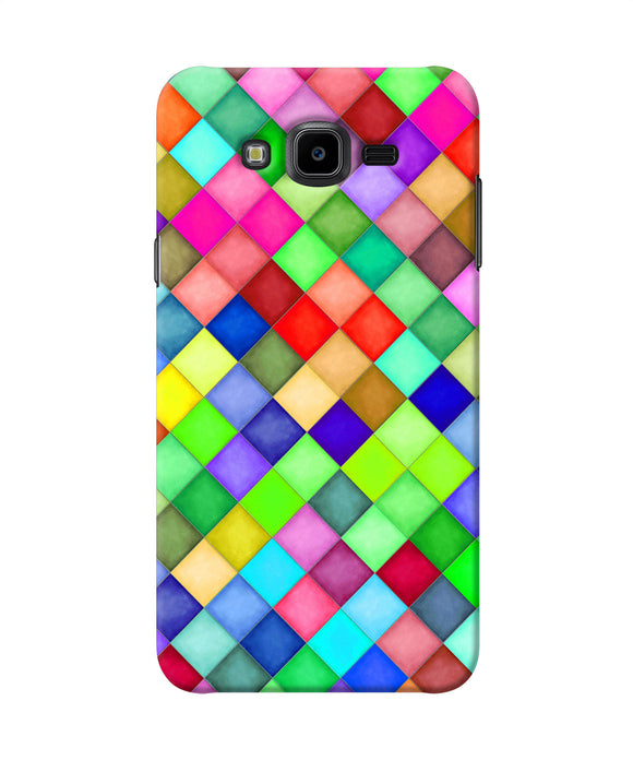 Abstract Colorful Squares Samsung J7 Nxt Back Cover