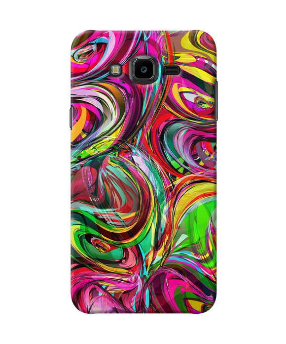 Abstract Colorful Ink Samsung J7 Nxt Back Cover