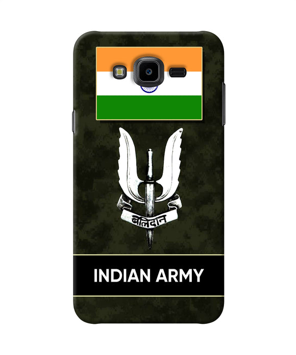 Indian Flag Balidan Logo Samsung J7 Nxt Back Cover