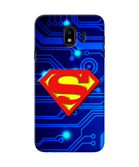Superman Abstract Samsung J4 Real 4D Back Cover