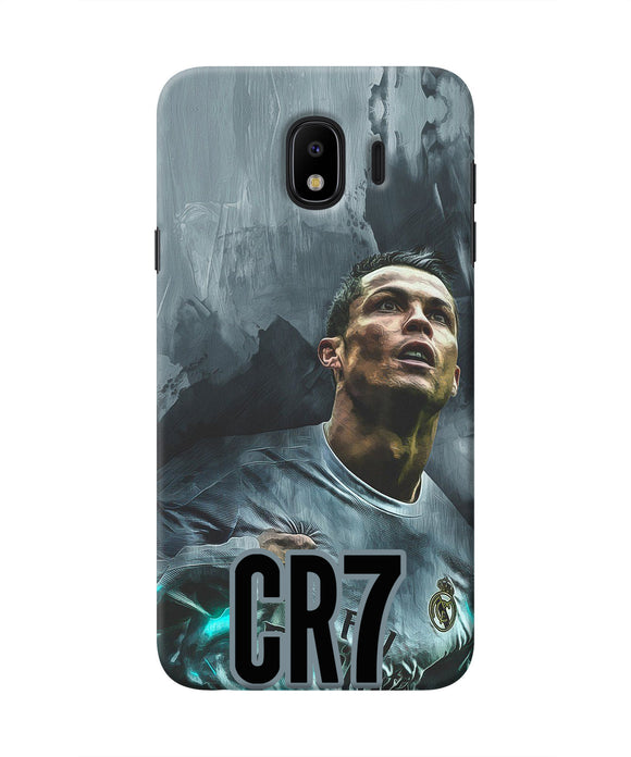Christiano Ronaldo Grey Samsung J4 Real 4D Back Cover