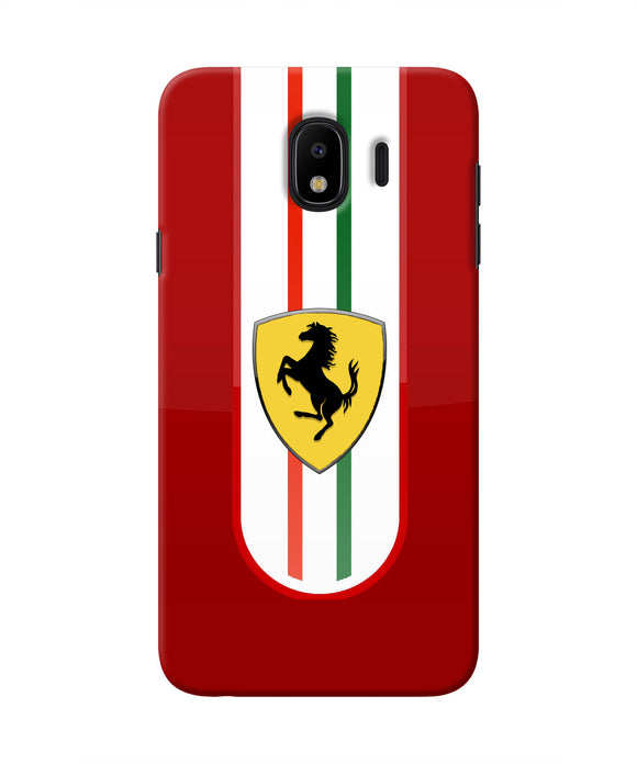 Ferrari Art Samsung J4 Real 4D Back Cover