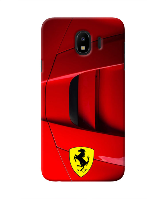 Ferrari Car Samsung J4 Real 4D Back Cover