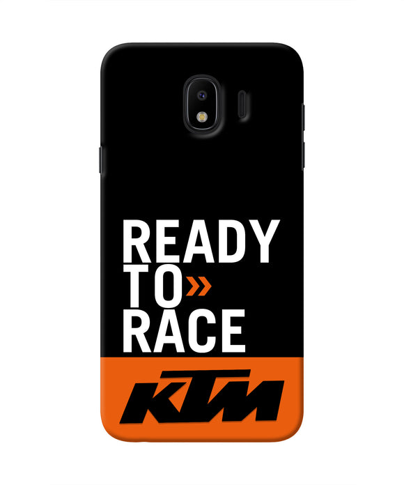 KTM Ready To Race Samsung J4 Real 4D Back Cover