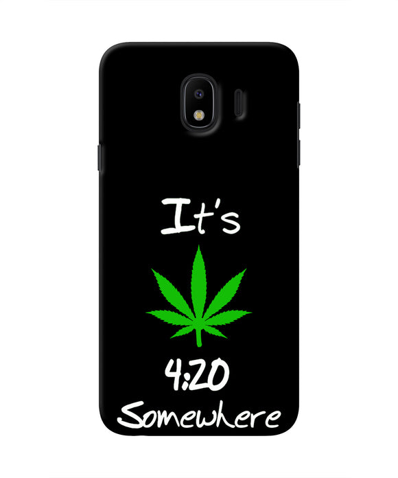 Weed Quote Samsung J4 Real 4D Back Cover
