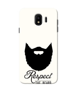 Respect the Beard Samsung J4 Real 4D Back Cover