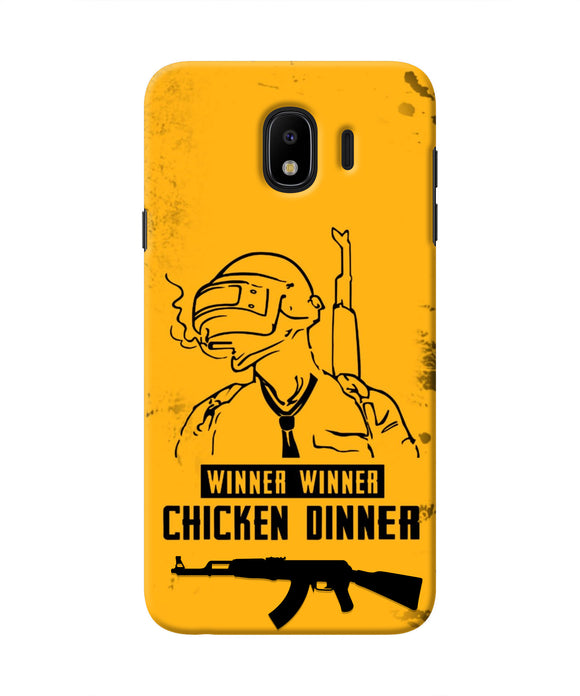 PUBG Chicken Dinner Samsung J4 Real 4D Back Cover