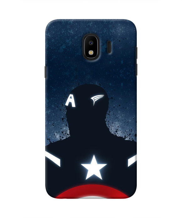 Captain america Shield Samsung J4 Real 4D Back Cover