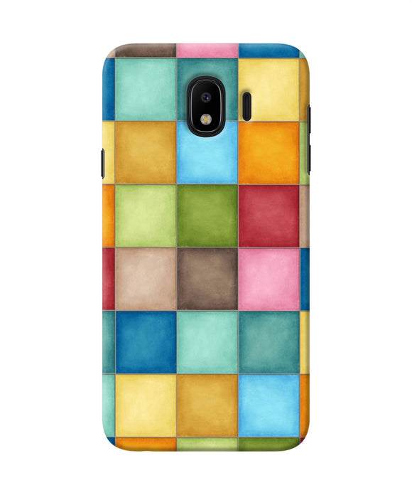 Abstract Colorful Squares Samsung J4 Back Cover