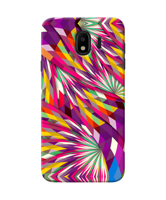 Abstract Colorful Print Samsung J4 Back Cover