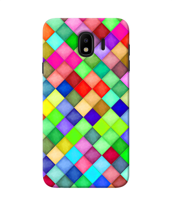 Abstract Colorful Squares Samsung J4 Back Cover